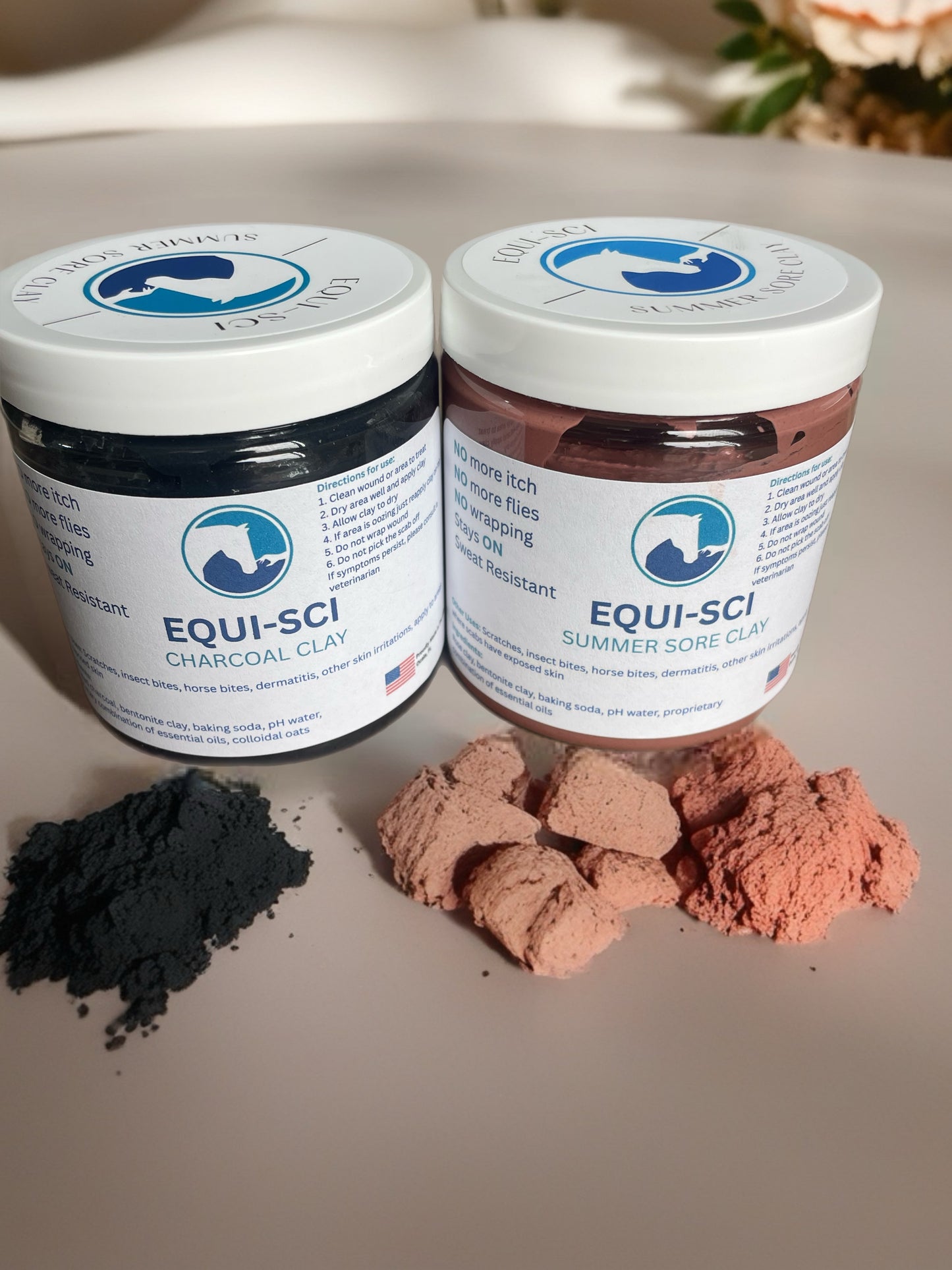 Rose Summer Sore Clay | Rose Bentonite Clay For Horses | Clay Wound Care For Horses