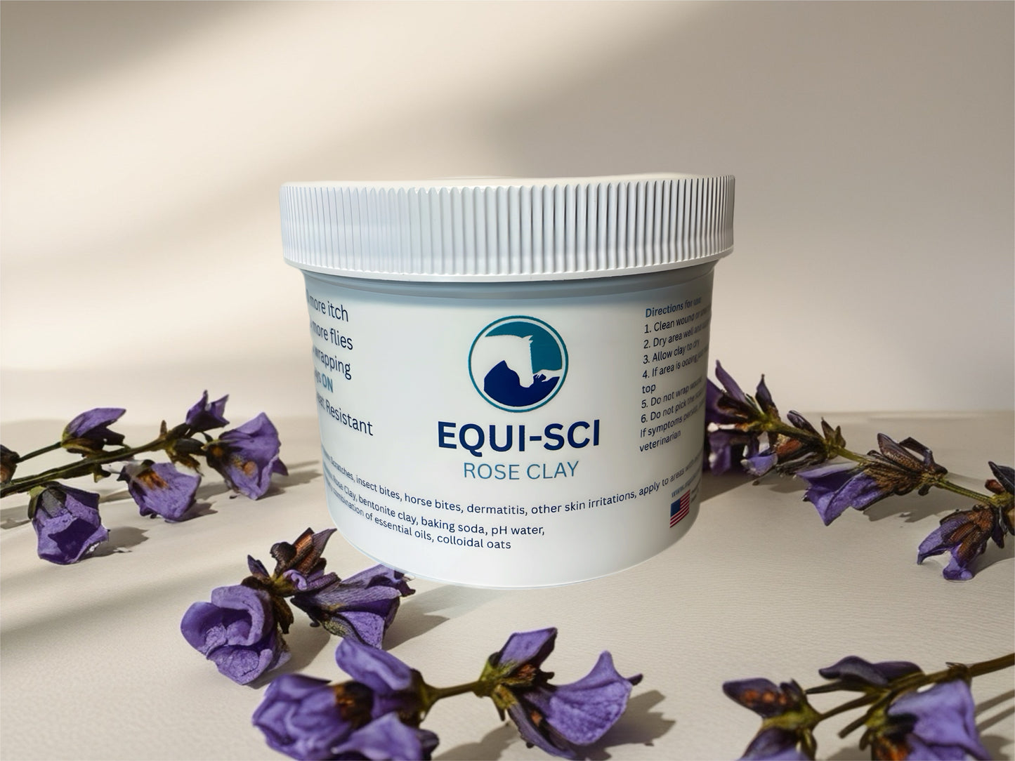 Rose Summer Sore Clay | Rose Bentonite Clay For Horses | Clay Wound Care For Horses