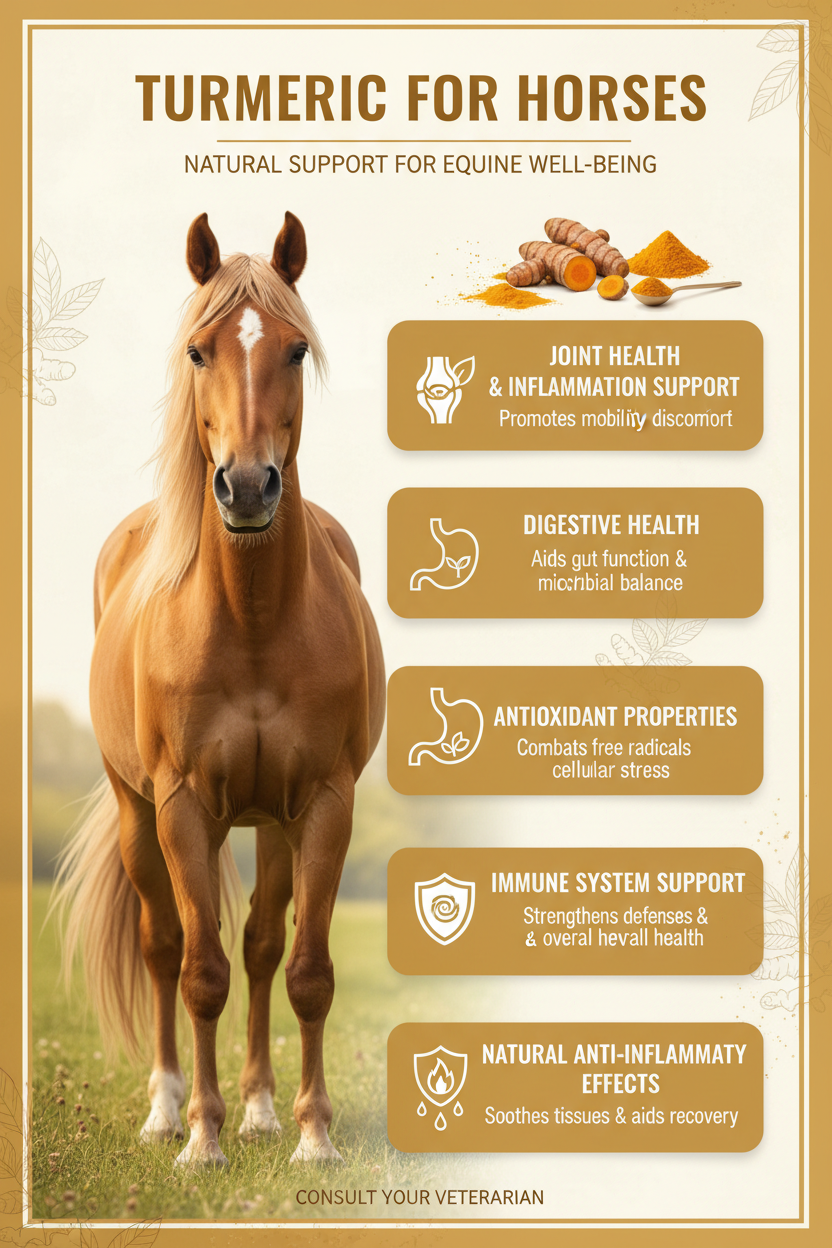 Turmeric Root Powder for Horses 1LB | Curcuma longa | Herbs for Horses | Horse Herbs